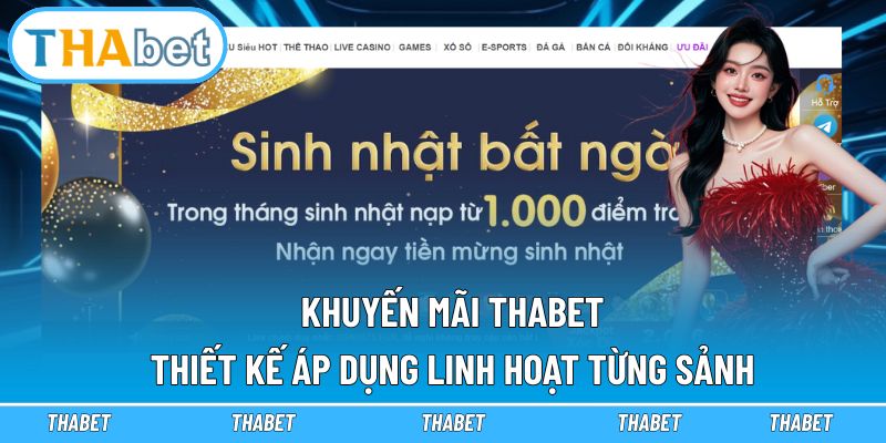 Trang chủ 32 Khuyến mãi linh hoạt, đa tầng đang có tại Thabet