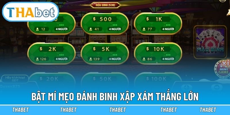 Những phương pháp đánh thông minh, dễ thắng